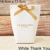 5pcs Upscale Black White Bronzing "Merci" Candy Bag French Thank You Wedding Favors Gift Box Package Birthday Party Favor Bags