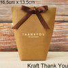 5pcs Upscale Black White Bronzing "Merci" Candy Bag French Thank You Wedding Favors Gift Box Package Birthday Party Favor Bags