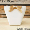 5pcs Upscale Black White Bronzing "Merci" Candy Bag French Thank You Wedding Favors Gift Box Package Birthday Party Favor Bags