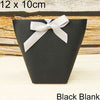 5pcs Upscale Black White Bronzing "Merci" Candy Bag French Thank You Wedding Favors Gift Box Package Birthday Party Favor Bags
